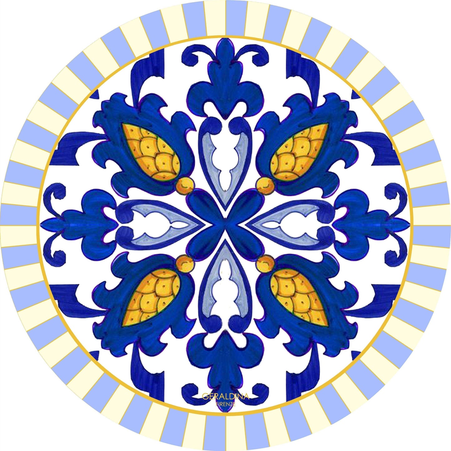 Maiolica Placemat Geraldina Firenze