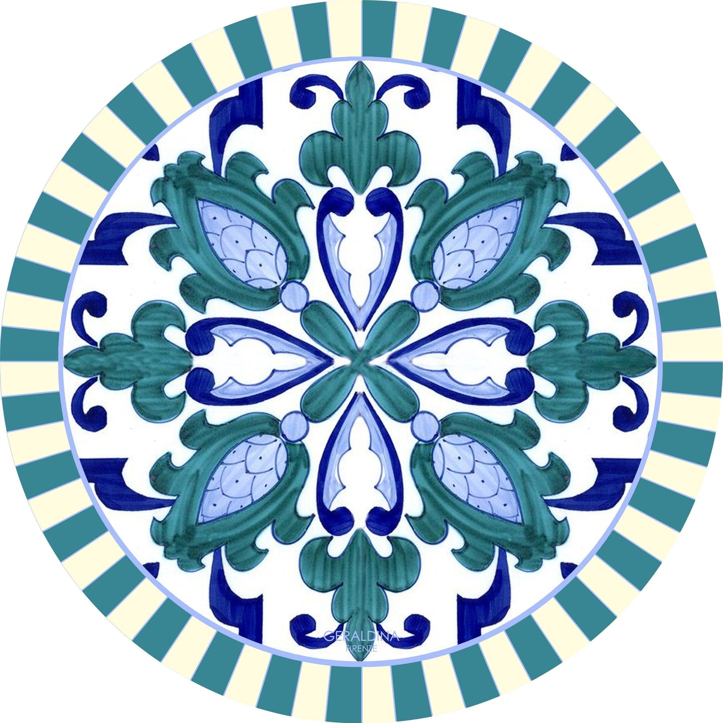 Maiolica Placemat Geraldina Firenze