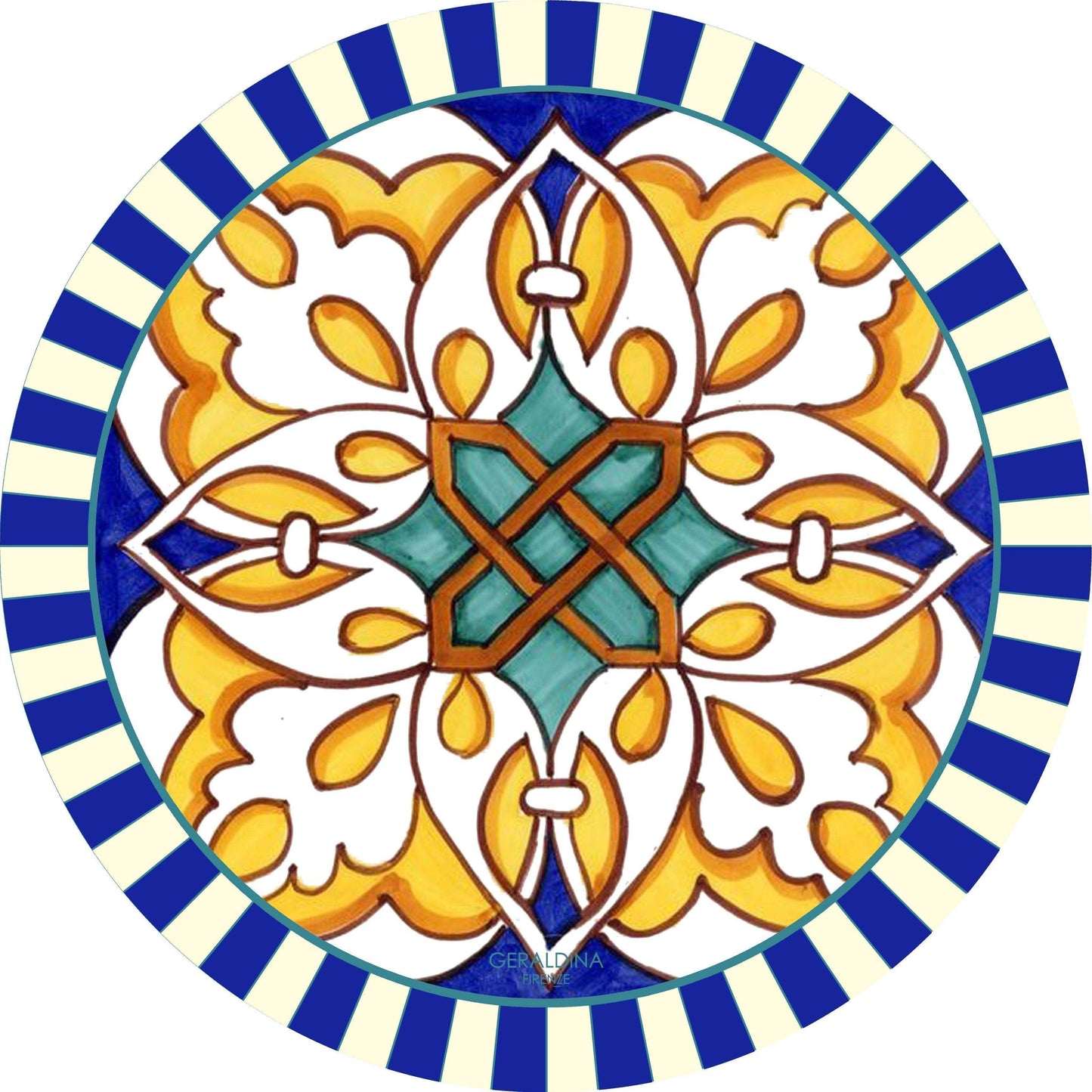 Maiolica Placemat Geraldina Firenze