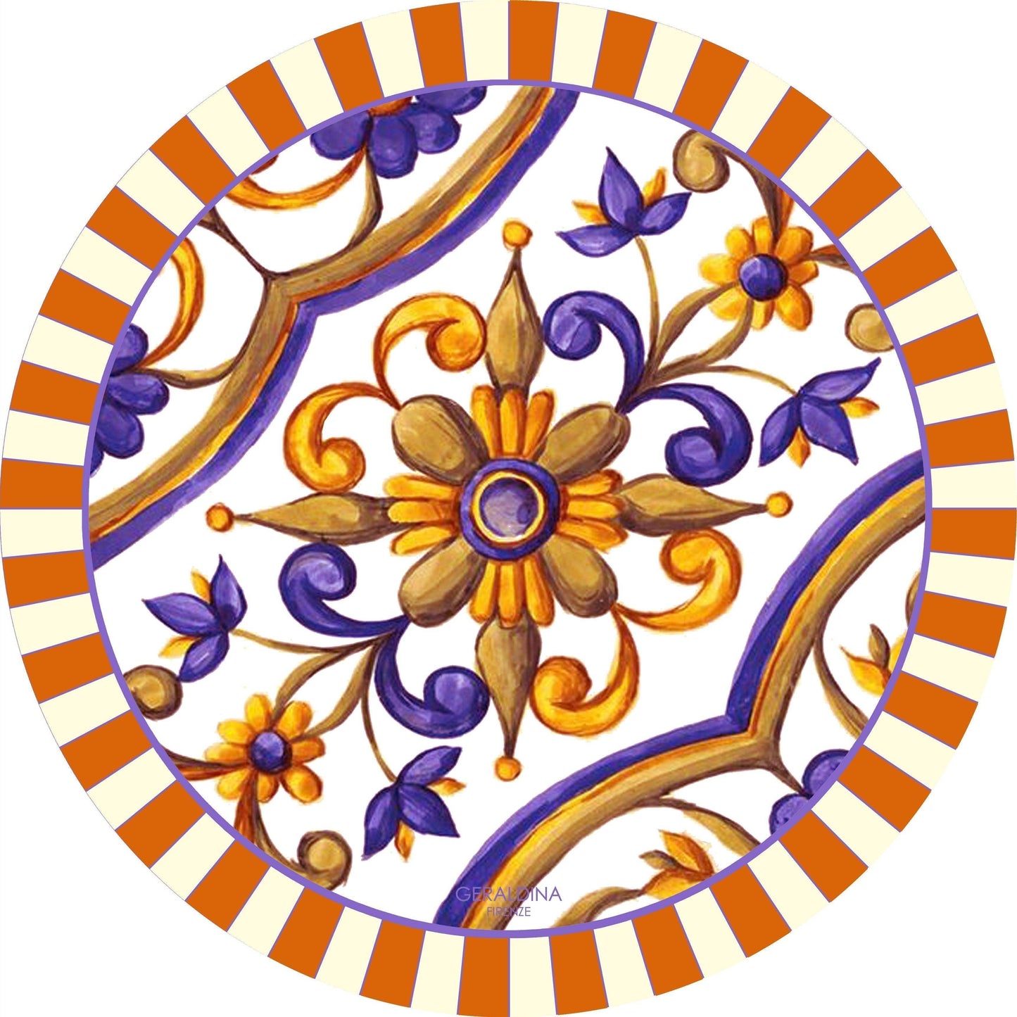 Maiolica Placemat Geraldina Firenze