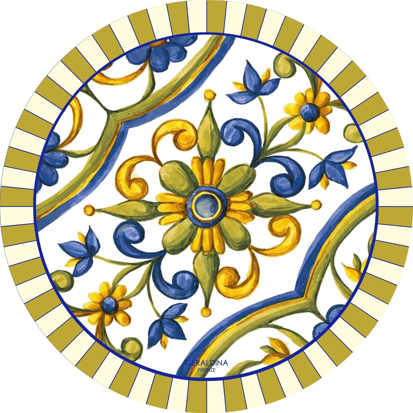 Maiolica Placemat Geraldina Firenze