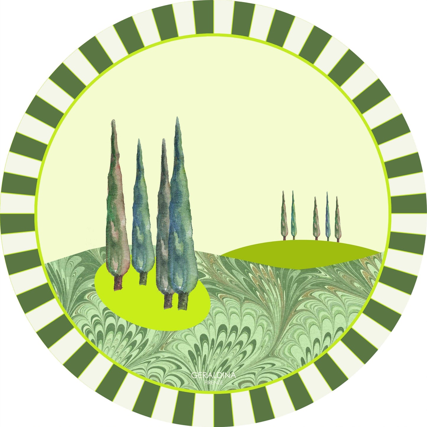 Val d’Orcia Coasters Geraldina Firenze