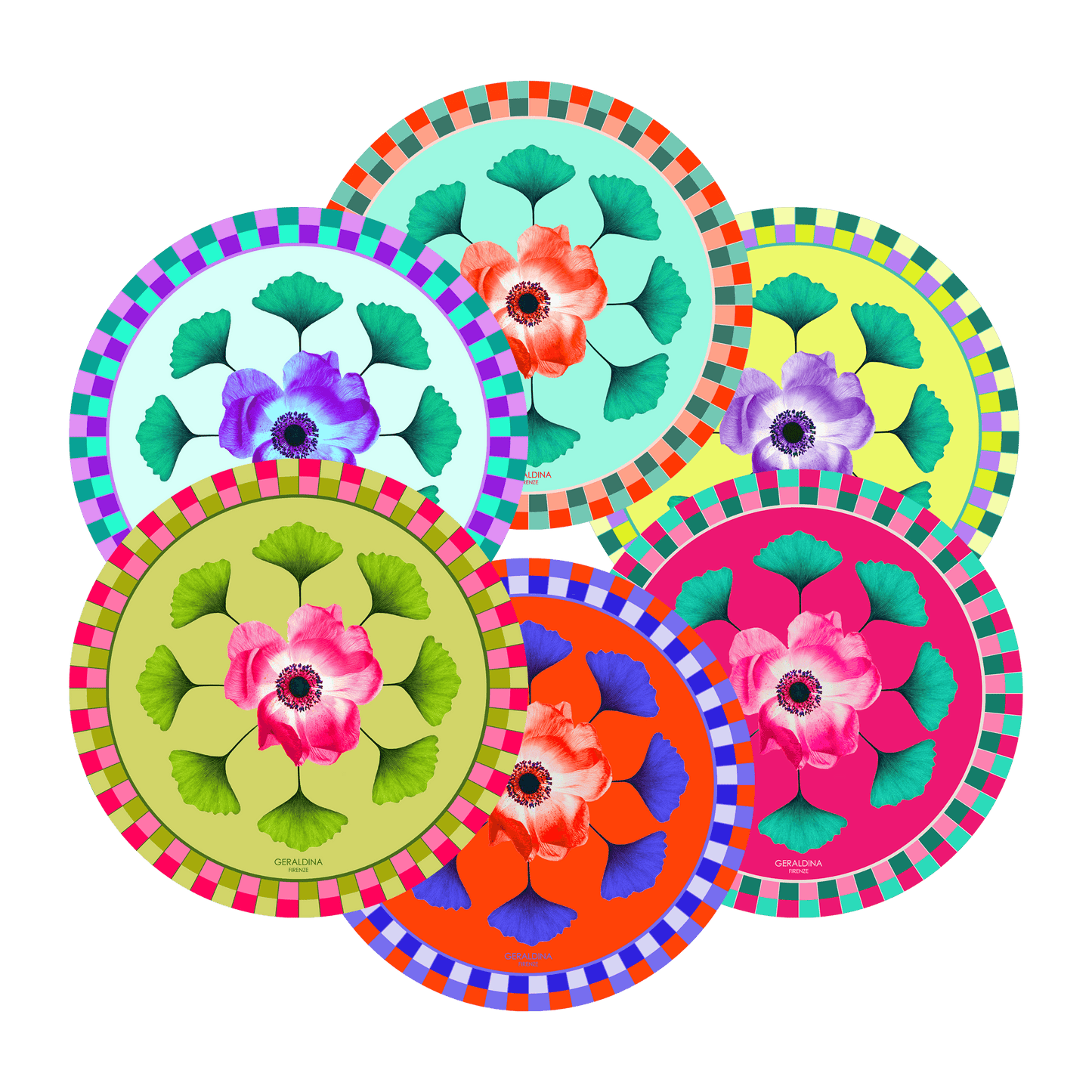 Papavero Coasters Geraldina Firenze