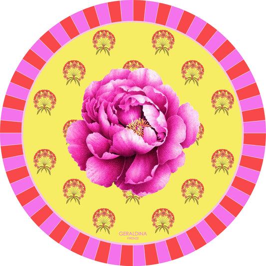 Peonia Round Placemat