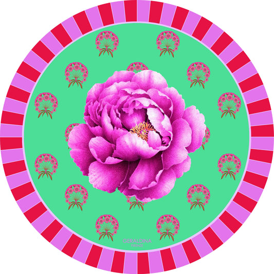 Peonia Round Placemat