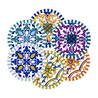 Sottobicchieri "Maiolica"